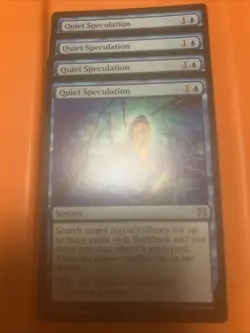 4x Quiet Speculation Nm| Eternal Masters | MTG Magic Cards - Image 1