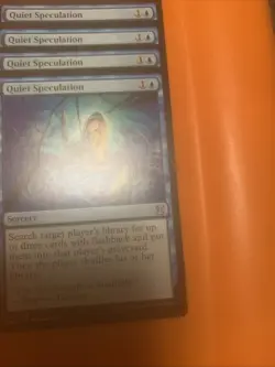 4x Quiet Speculation Nm| Eternal Masters | MTG Magic Cards - Image 3