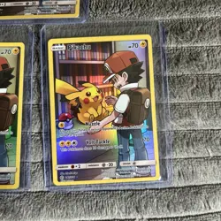 Pikachu 241/236 Cosmic Eclipse Full Art Secret Rare Holo Pokemon Card lot - Image 4