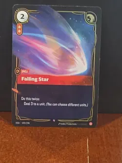 Riftbound Falling Star Card Origins OGN 029/298 League Of Legends English 29/298 - Image 1