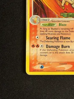 Pokemon Blaziken 1/106 Emerald Stamped Reverse Holo Card English - Image 5
