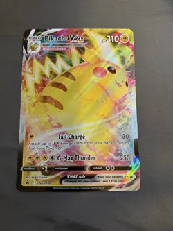 JUMBO Pokemon Card Pikachu VMAX SWSH286 Oversized Promo Holo - Image 1