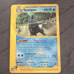 Pokemon TCG 2002 Feraligatr Expedition Card 47/165 Non Holo - Image 1