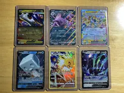 Pokemon Full Art Lot 6 Cards Total Near Mint Condition - Image 1