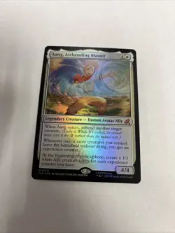 Aang Airbender Master Foil Card #0074 MTG LP - Image 1