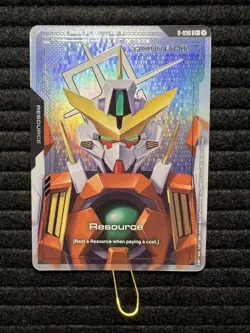 Bandai Gundam Card Game Resource Gundam Kyrios R-036 C+ Holo +1 ST-5B - Image 1
