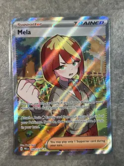 Mela 140/131 Pokemon TCG Sv: Prismatic Evolutions Holo Trainer Card (Near Mint) - Image 1