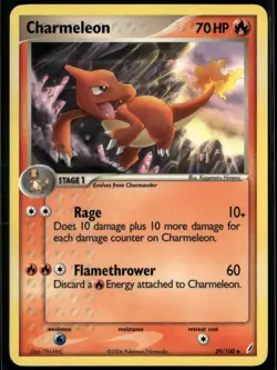Charmeleon 29/100 Uncommon Crystal Guardians NM Pokemon Card - Image 1