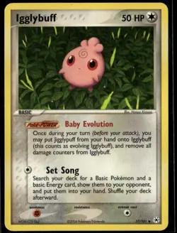 Igglybuff 37/101 Uncommon Hidden Legends LP Pokemon Card - Image 1