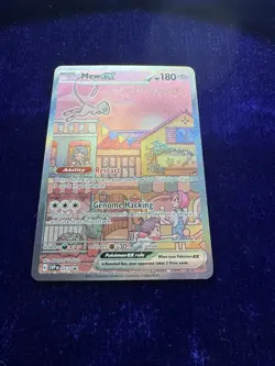 Pokemon TCG Mew EX SVP 053 Scarlet Violet 151 Black Star Promo Card - Image 1