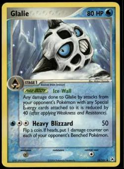 Glalie 34/101 Uncommon Hidden Legends LP Pokemon Card - Image 1
