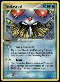 Tentacruel 51/101 Uncommon Hidden Legends LP Pokemon Card - Image 1