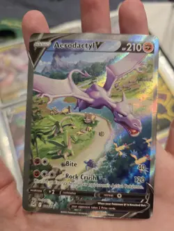 Aerodactyl V (Alternate Full Art) 180/196 Swsh11: Lost Origin Holo - Image 3