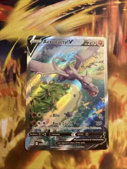 Aerodactyl V (Alternate Full Art) 180/196 Swsh11: Lost Origin Holo - Image 1