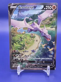 Aerodactyl V (Alternate Full Art) 180/196 Swsh11: Lost Origin Holo - NM - Image 1