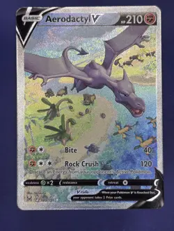 Aerodactyl V (Alternate Full Art) 180/196 Swsh11: Lost Origin Holo - NM - Image 3