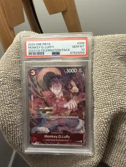 PSA 10 Monkey.D.Luffy P-006 2023 Championship Celebration Pack One Piece - Image 1