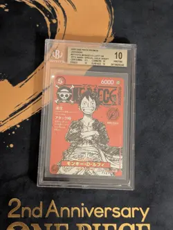 One Piece Luffy Promo ST21-014 Magazine Shonen Jump TCG BGS 10 UK Seller - Image 1
