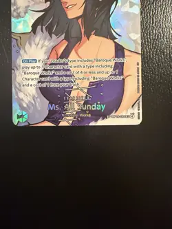 Ms. All Sunday (SP) OP14-084 The Time of Battle Foil - Image 5
