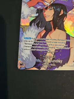 Ms. All Sunday (SP) OP14-084 OP16 The Time of Battle Foil - Image 4