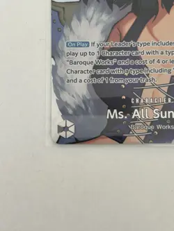 Near Mint Ms. All Sunday (SP) OP14-084 The Time of Battle Foil - Image 4