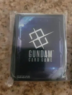Gundam Card Game Bandai Fest Exclusive Space Black Sleeves Brand New Sealed - Image 1