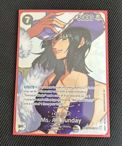 Ms. All Sunday (SP) OP14-084 The Time of Battle Foil - Image 1
