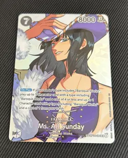 Ms. All Sunday (SP) OP14-084 The Time of Battle Foil - Image 2