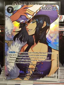 Ms. All Sunday SP OP14-084 SR - The Time of Battle [WAIFU] - Image 1