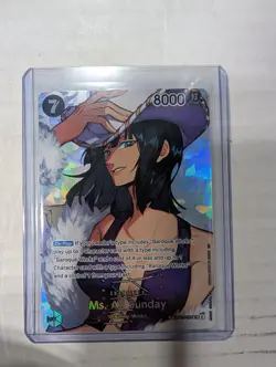 Ms. All Sunday (SP) OP14-084 The Time of Battle Foil - Image 2