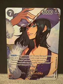Ms. All Sunday (SP) OP14-084 The Time of Battle Foil - Image 1