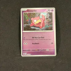 Slowpoke 029/084 Common Pitch Black Pokemon Reverse Holo Near Mint - Image 1