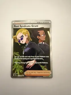 Pokemon Pitch Black Rust Syndicate Grunt 112/084 Ultra Rare NM English - Image 1