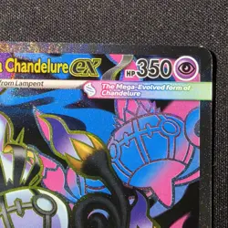 Pokemon TCG- Mega Chandelure ex - 099/084 - ME05: Pitch Black (ME05) Ultra Rare - Image 4