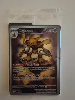 Mega Evolutions Alakazam 009 Promo Card - Pokemon ETB Black Star Promo - Image 1