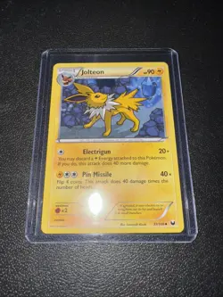 Jolteon 37/108 Black & White Dark Explorers Pokemon Card - Image 1