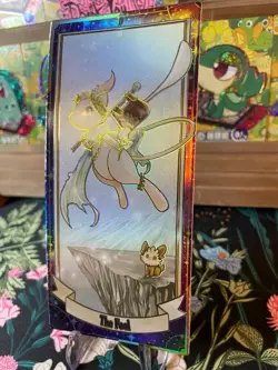 🔥NON TCG Pokemon Eif Origin Collection 2.0 Mew The Fool Ticket Stub Tarot Card - Image 3