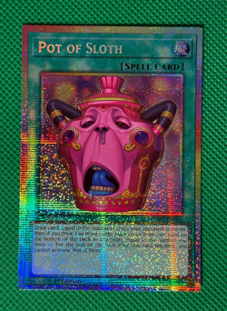 Yu-Gi-OH Chaos Origins Pot Of Sloth 1st Edition Starlight Rare CORI-EN061 - Image 1