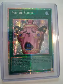 Pot of Sloth (Starlight Rare) CORI-EN061 Chaos Origins 1st Edition - Image 1