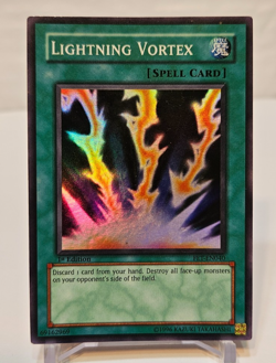 Lightning Vortex FET-EN040 Super Rare 1st Edition Yugioh 2121 - Image 1