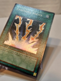 Lightning Vortex FET-EN040 Super Rare 1st Edition Yugioh 2121 - Image 3