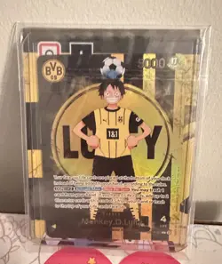 BVB x One Piece Monkey D. Luffy Ruffy ST13-003 Promo Card Sealed Limited - Image 1