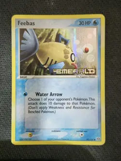 FEEBAS - 50/106 - EX EMERALD - COMMON - POKEMON CARD - STAMPED - Image 1
