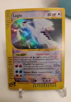**Custom-made**Highest Quality, Crystal Lugia #149,Aquapolis**Display Card** - Image 1
