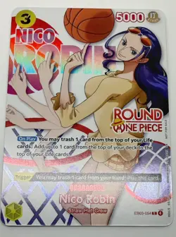 Round 1 Robin English One Piece Promo EB03-054 Ship Next Day - Image 2
