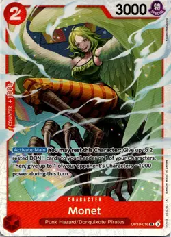 Monet OP10-016 Super Rare Royal Blood One Piece Foil Near Mint - Image 1