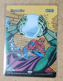 MtG Spider-Man: Traumatize, Borderless M/NM MAR #0015 - Image 1
