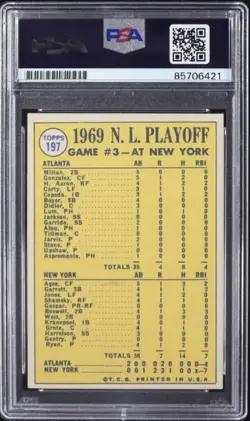 NOLAN RYAN Signed 1970 Topps #197 “Ryan Saves The Day” PSA Auto 10 Inscribed - Image 2