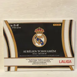Panini 2023-24 Select Aurelien Tchouameni Jumbo Swatches #JS-AT Prizm - Image 2