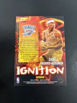 2023-24 Panini Hoops Ignition Shai Gilgeous-Alexander No.10 - Image 2